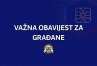 VAŽNA OBAVIJEST ZA GRAĐANE: Zahtjevi za izdavanje e-osobne iskaznice zaprimaju se do sutra