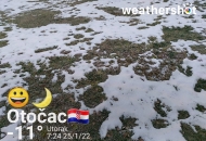 Otočac jutros na -11*C Otočac jutros na -11*C