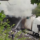 Požar na teretnom vozilu u pravcu Senja