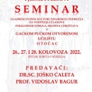 Seminar Dinarske pjesme i plesovi – prijave još samo danas