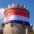 Na Trsatu dosada najveća hrvatska zastava