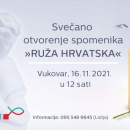 U Vukovaru otvorenje spomenika "Ruža Hrvatska" trudnici i njezinom djetetu ubijenima na Ovčari