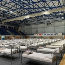 Prihvatni centar za izbjeglice iz Ukrajine u Gradskoj sportskoj dvorani u Gospiću 