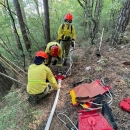 Aktivan požar na miniranom području 