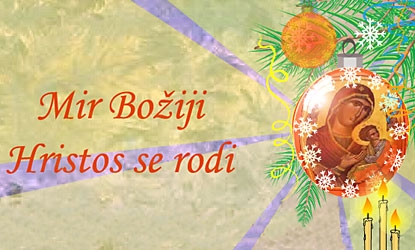 Čestitke za pravoslavni Božić, GlasGacke.hr
