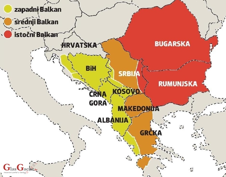 Karta Balkana